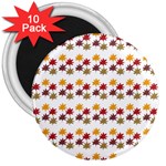 Autumn Leaves 3  Magnets (10 pack) 