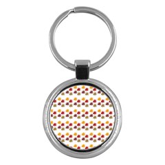 Autumn Leaves Key Chains (round)  by Mariart