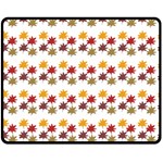 Autumn Leaves Fleece Blanket (Medium) 