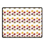 Autumn Leaves Double Sided Fleece Blanket (Small) 