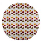 Autumn Leaves Large 18  Premium Flano Round Cushions