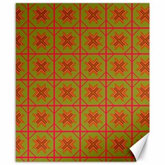 Western Pattern Backdrop Canvas 8  X 10  by Mariart