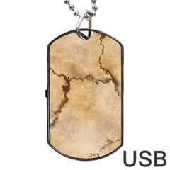 Stone Surface Stone Mass Dog Tag Usb Flash (one Side) by Mariart
