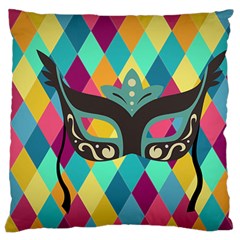 Mardi Gras Standard Flano Cushion Case (two Sides) by WensdaiAmbrose