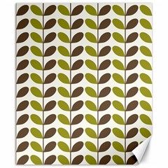 Leaf Plant Pattern Seamless Canvas 8  X 10  by Pakrebo