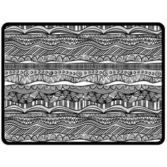 Ethno Seamless Pattern Fleece Blanket (large) 