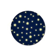 Twinkle Rubber Round Coaster (4 Pack)  by WensdaiAmbrose
