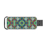 Farbenpracht Kaleidoscope Art Portable USB Flash (Two Sides)
