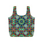 Farbenpracht Kaleidoscope Art Full Print Recycle Bag (S)