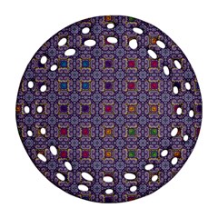 Tile Background Image Pattern Ornament (round Filigree) by Pakrebo