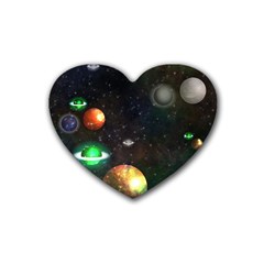 Galactic Heart Coaster (4 Pack)  by WensdaiAmbrose