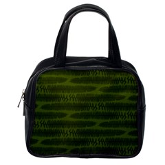 Seaweed Green Classic Handbag (one Side) by WensdaiAmbrose