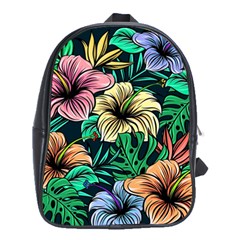 Hibiscus Dream School Bag (xl)