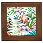 Rose flamingo Framed Tiles