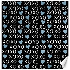 Xo Valentines Day Pattern Canvas 20  X 20  by Valentinaart