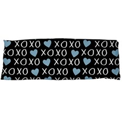 Xo Valentines Day Pattern Body Pillow Case (dakimakura) by Valentinaart