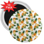 Pineapples pattern 3  Magnets (10 pack) 