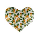 Pineapples pattern Standard 16  Premium Heart Shape Cushions