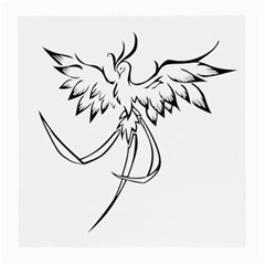 Phoenix Mythical Bird Animal Medium Glasses Cloth (2-side) by Wegoenart