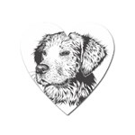 Dog Animal Domestic Animal Doggie Heart Magnet