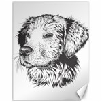 Dog Animal Domestic Animal Doggie Canvas 12  x 16 