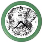 Dog Animal Domestic Animal Doggie Color Wall Clock