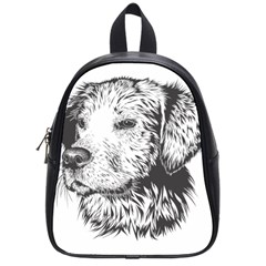 Dog Animal Domestic Animal Doggie School Bag (small) by Wegoenart