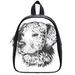 Dog Animal Domestic Animal Doggie School Bag (Small)