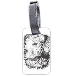 Dog Animal Domestic Animal Doggie Luggage Tags (One Side) 