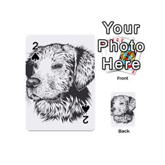 Dog Animal Domestic Animal Doggie Playing Cards 54 (mini) by Wegoenart