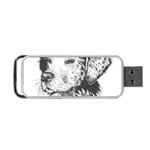 Dog Animal Domestic Animal Doggie Portable USB Flash (Two Sides)