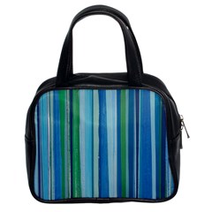 Painted Stripe Classic Handbag (two Sides) by dressshop
