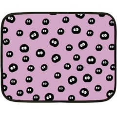 Totoro - Soot Sprites Pattern Double Sided Fleece Blanket (mini) 