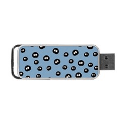 Totoro - Soot Sprites Pattern Portable Usb Flash (one Side) by Valentinaart