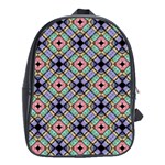 Pattern Wallpaper Background School Bag (XL)