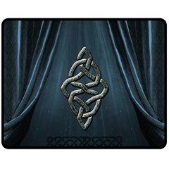 The Celtic Knot Double Sided Fleece Blanket (medium)  by FantasyWorld7