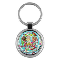 Supersonic Octopus Key Chains (round) 