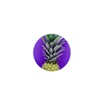 Pineapple Purple 1  Mini Buttons