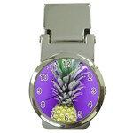 Pineapple Purple Money Clip Watches