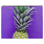 Pineapple Purple Cosmetic Bag (XXXL)