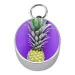 Pineapple Purple Mini Silver Compasses