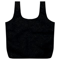 Black Glitter Full Print Recycle Bag (xl) by snowwhitegirl