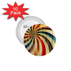 Abstract Rainbow Swirl 1 75  Buttons (10 Pack) by snowwhitegirl