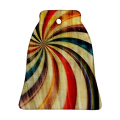 Abstract Rainbow Swirl Bell Ornament (two Sides) by snowwhitegirl