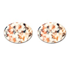 Multicolored Blur Abstract Texture Cufflinks (oval) by dflcprintsclothing