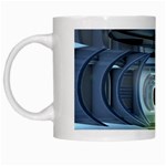 Spaceship Interior Stage Design White Mugs