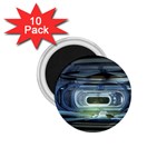 Spaceship Interior Stage Design 1.75  Magnets (10 pack) 