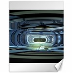 Spaceship Interior Stage Design Canvas 12  x 16 