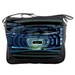 Spaceship Interior Stage Design Messenger Bag