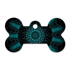 Ornament District Turquoise Dog Tag Bone (one Side) by Pakrebo